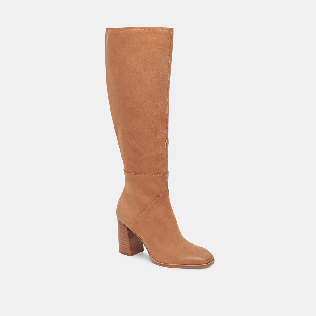 FYNN WIDE CALF BOOTS BROWN NUBUCK - image 2