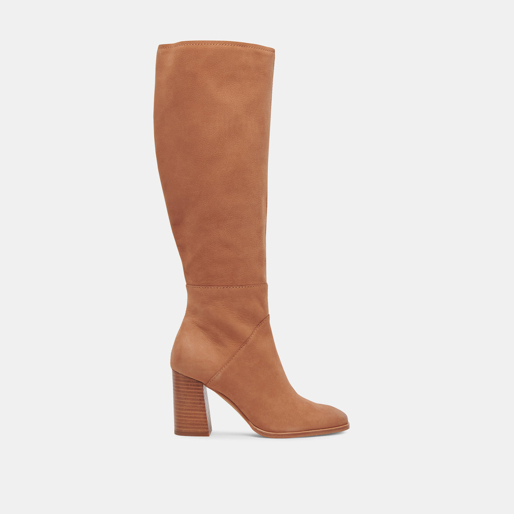 FYNN WIDE CALF BOOTS BROWN NUBUCK - image 1