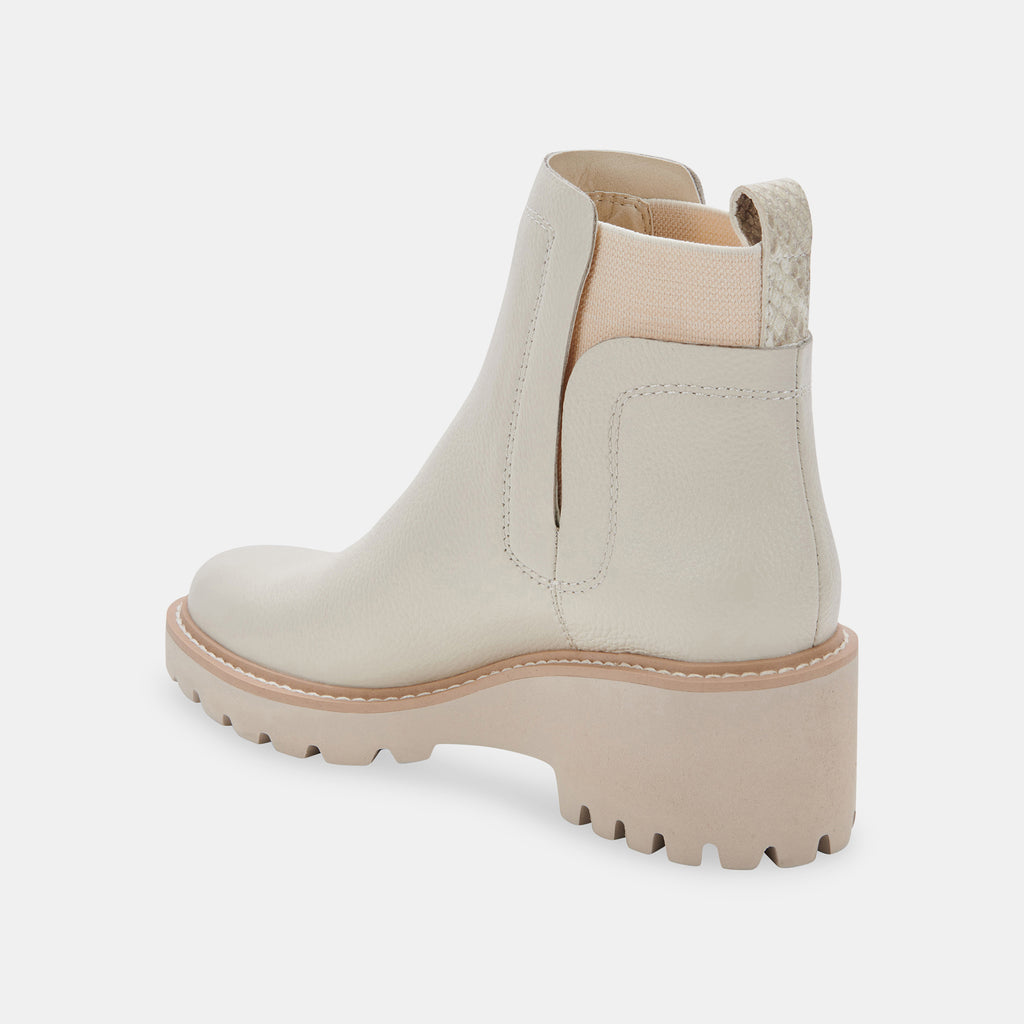 HUEY H2O WIDE BOOTIES OFF WHITE LEATHER - image 5