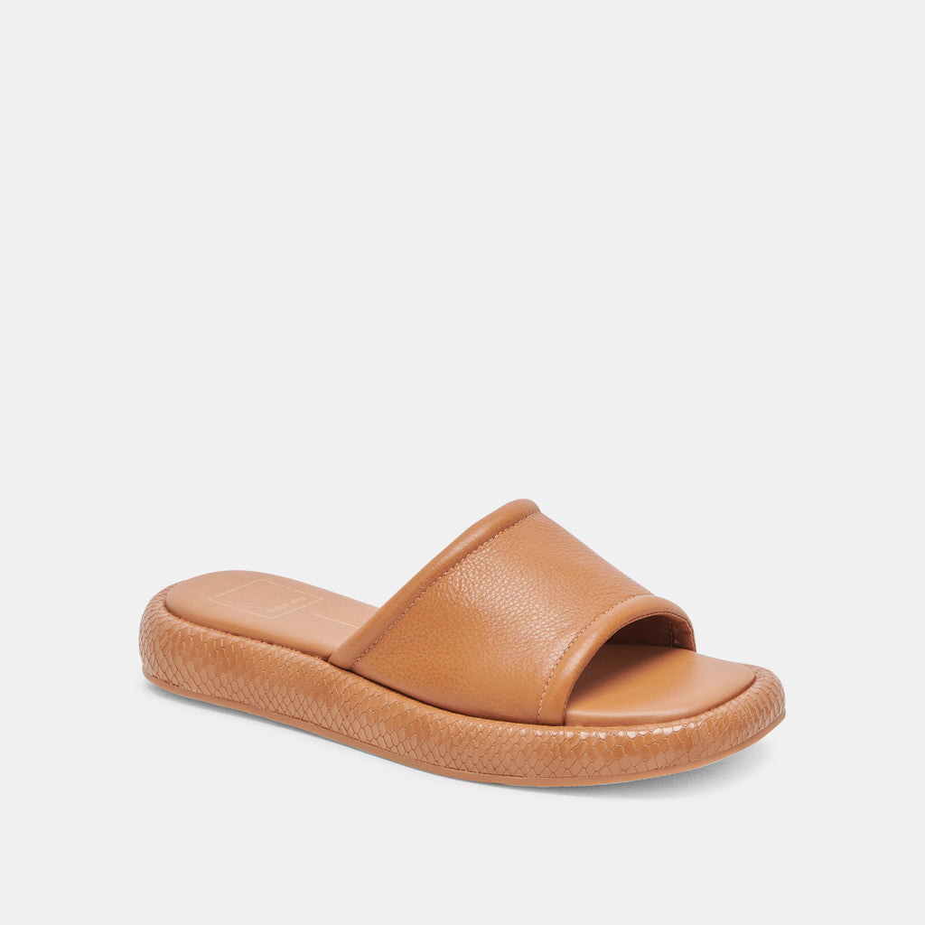 AISHA SANDALS TAN LEATHER - image 2