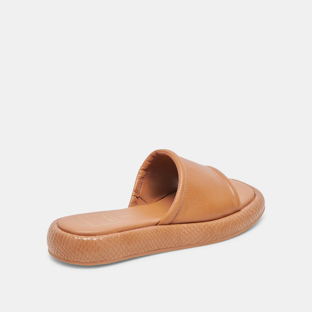 AISHA SANDALS TAN LEATHER - image 3