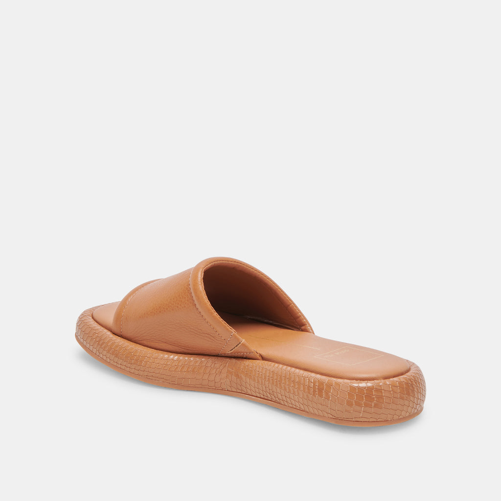 AISHA SANDALS TAN LEATHER - image 5