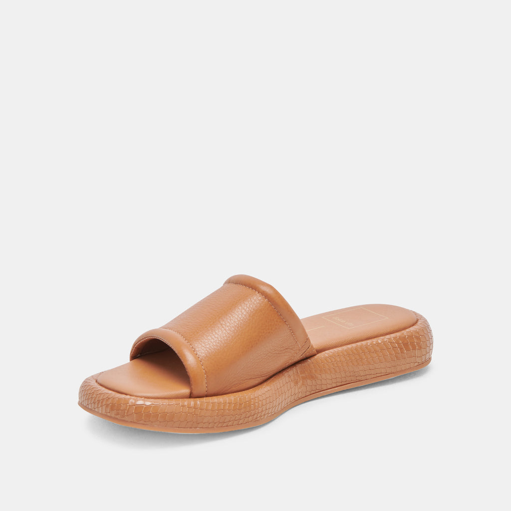 AISHA SANDALS TAN LEATHER - image 4