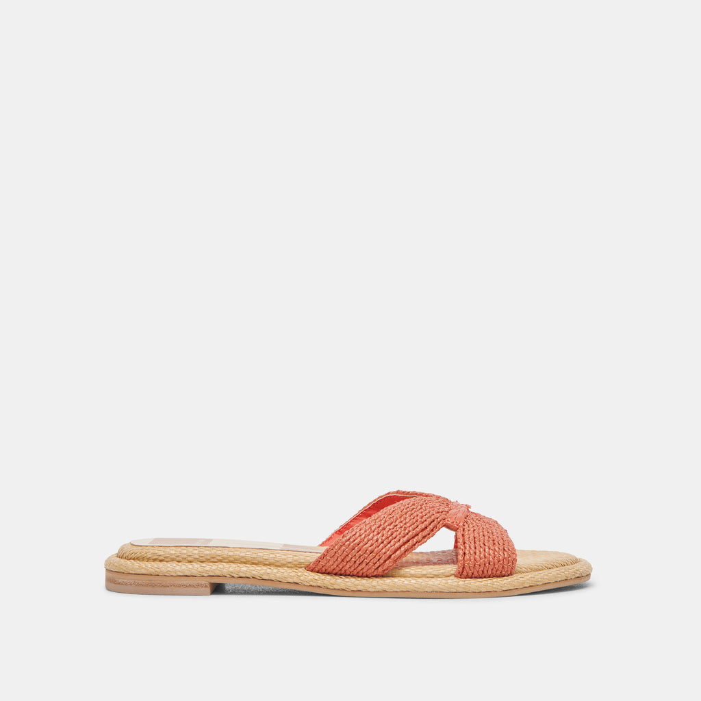 ATOMIC WIDE SANDALS PERSIMMON RAFFIA - image 1