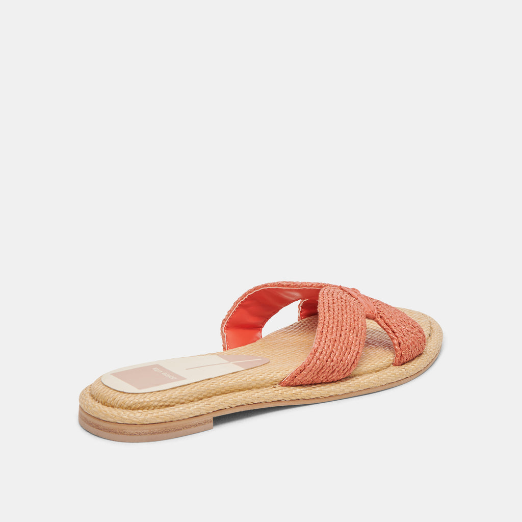 ATOMIC WIDE SANDALS PERSIMMON RAFFIA - image 3