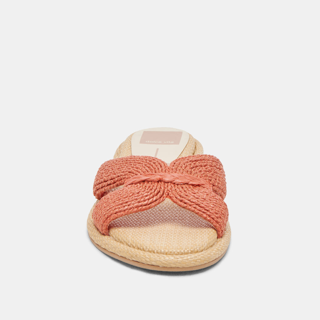 ATOMIC WIDE SANDALS PERSIMMON RAFFIA - image 6