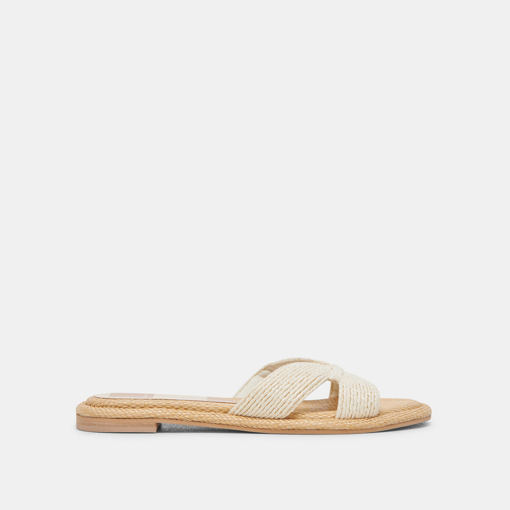 ATOMIC SANDALS WHITE RAFFIA - image 1