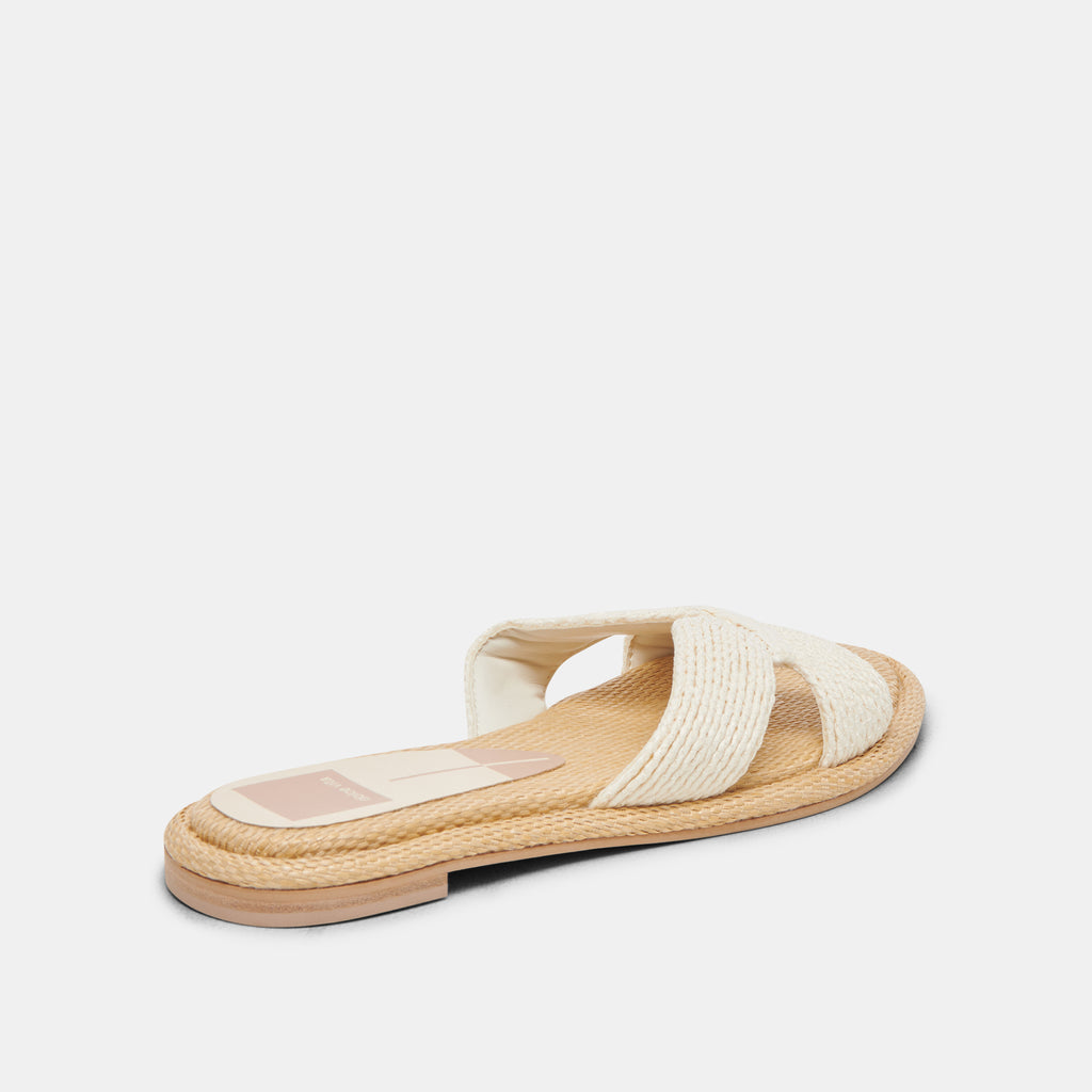 ATOMIC SANDALS WHITE RAFFIA - image 3