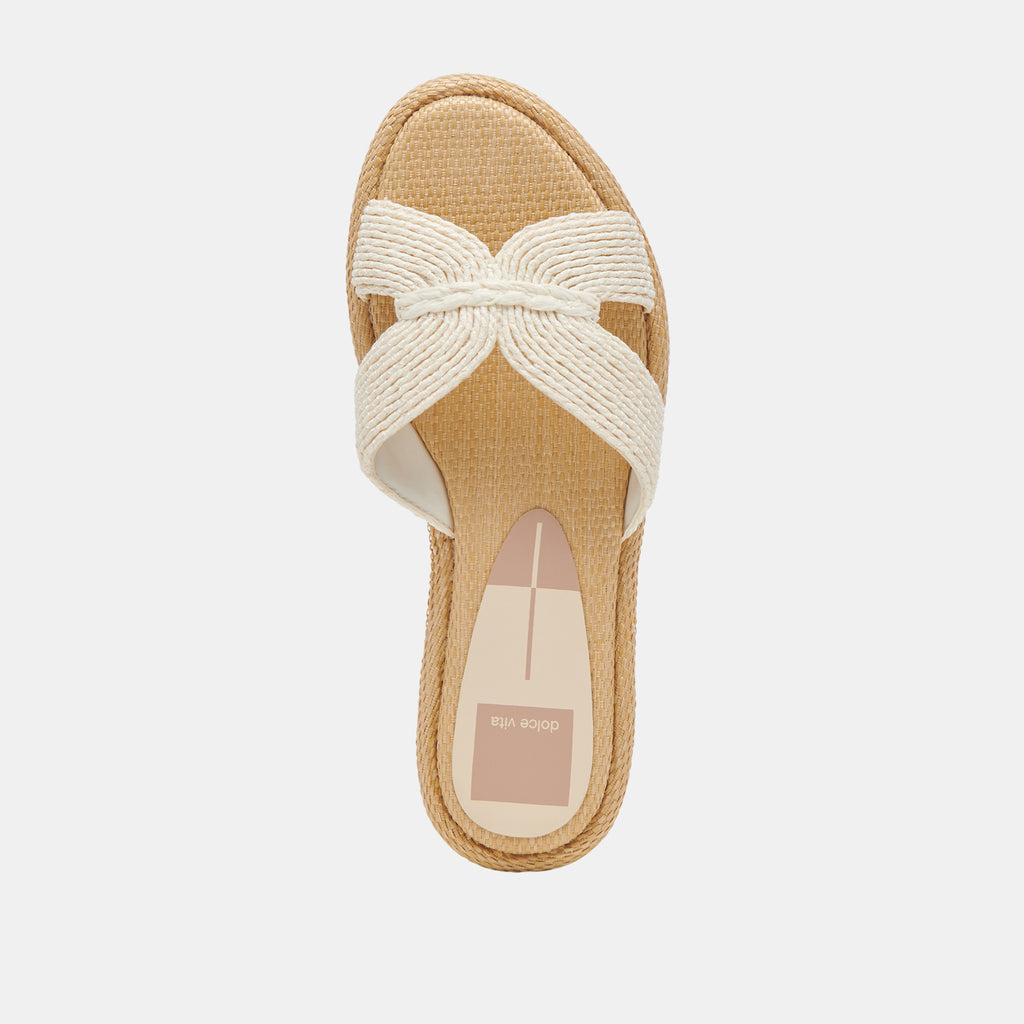 ATOMIC SANDALS WHITE RAFFIA - image 8