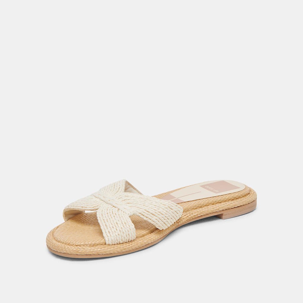 ATOMIC SANDALS WHITE RAFFIA - image 4