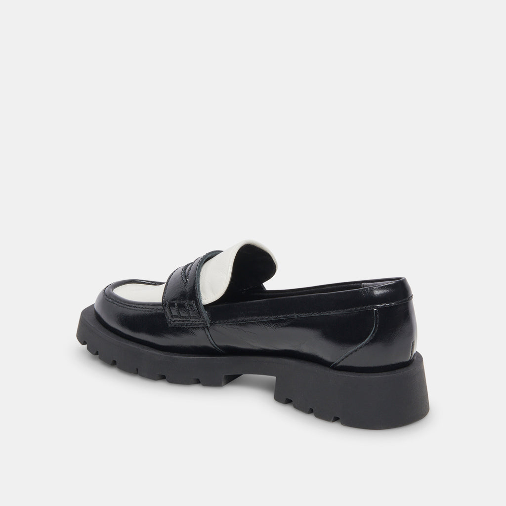 ELIAS FLATS BLACK WHITE CRINKLE PATENT - image 8