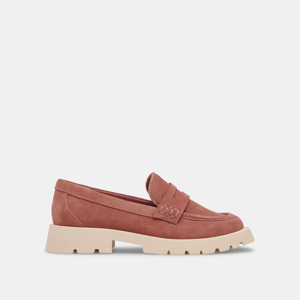 ELIAS FLATS MAUVE SUEDE - image 1