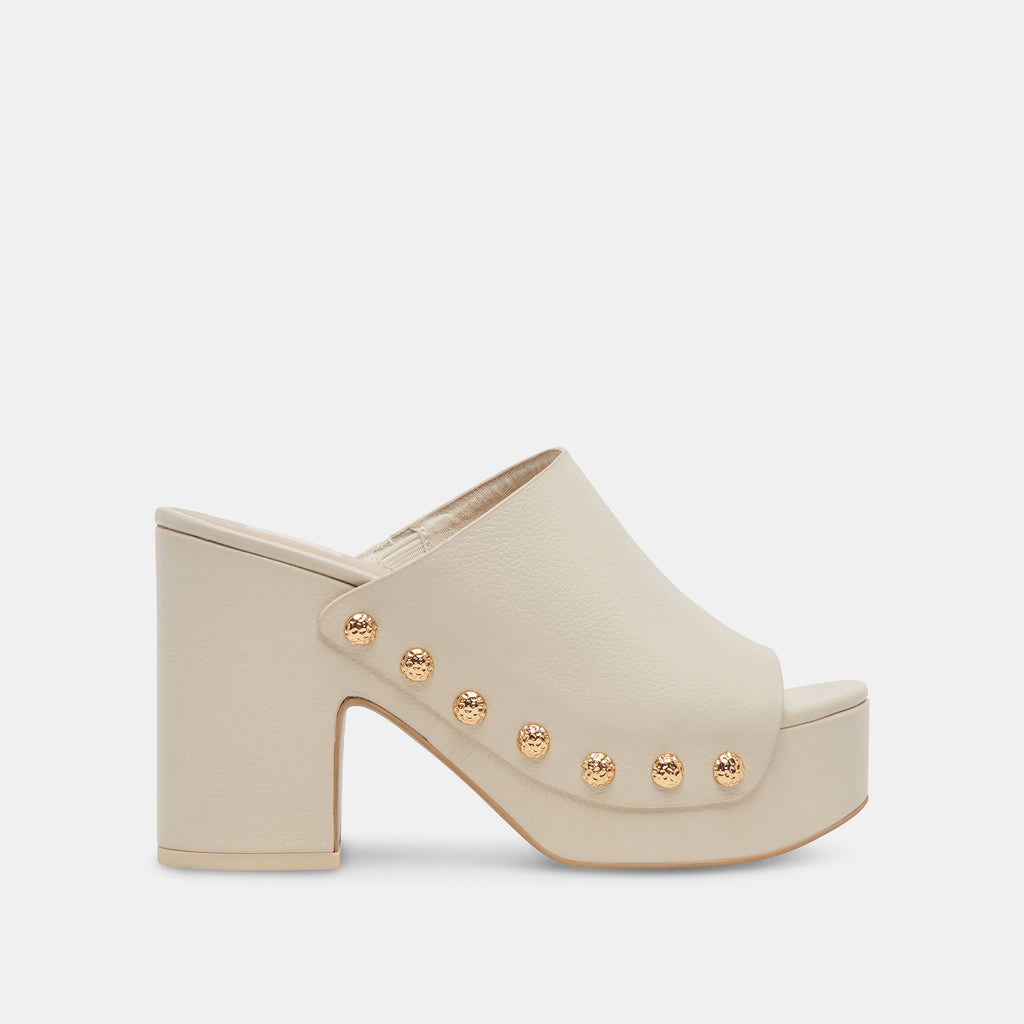 EMOL HEELS OFF WHITE LEATHER - image 3