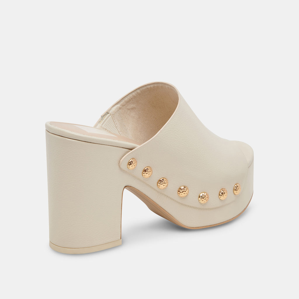 EMOL HEELS OFF WHITE LEATHER - image 7