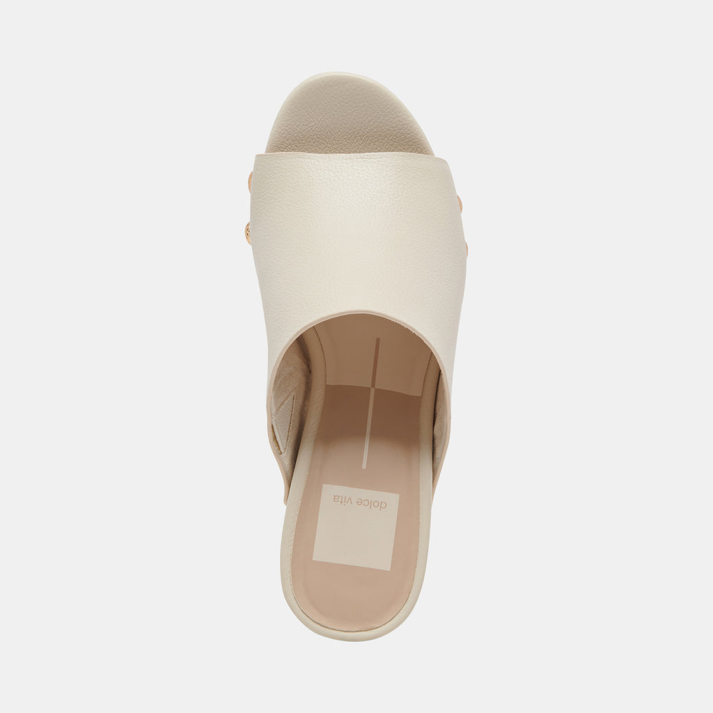 EMOL HEELS OFF WHITE LEATHER - image 12