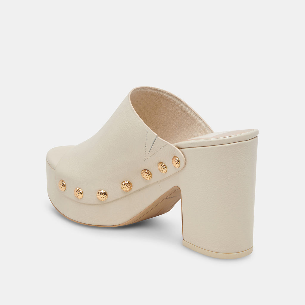 EMOL HEELS OFF WHITE LEATHER - image 9