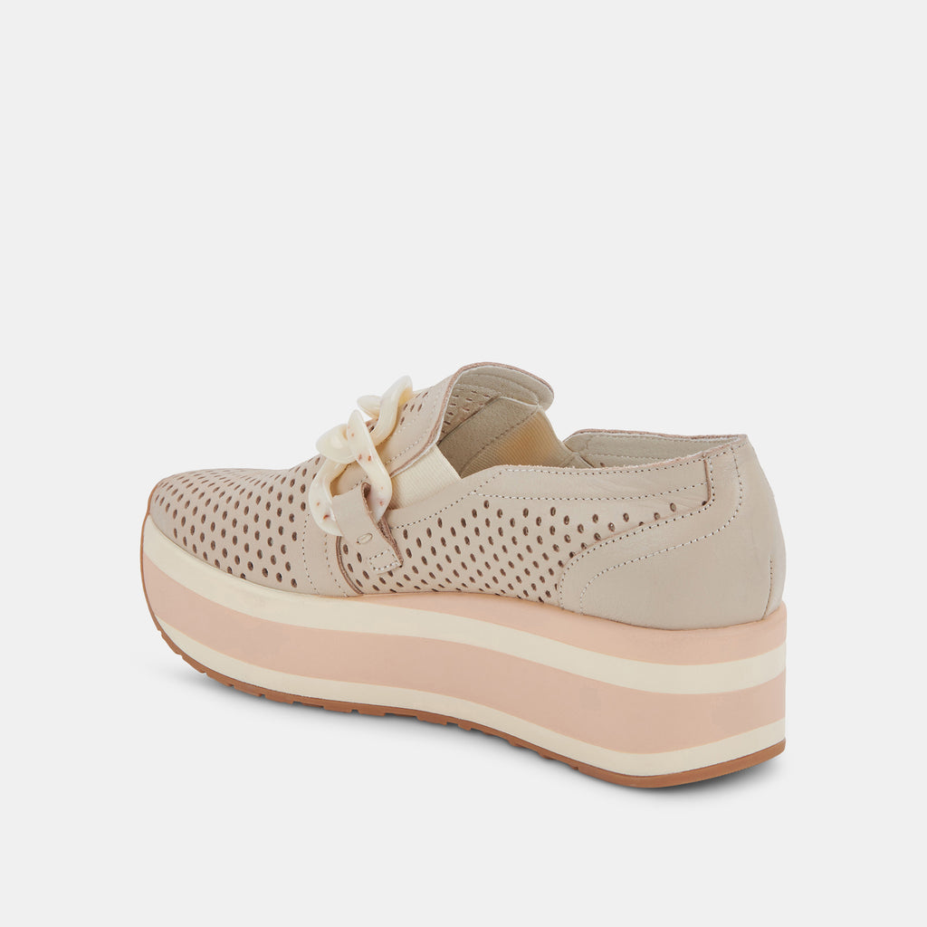 JHENEE PERFORATED SNEAKERS SAND NUBUCK - image 11