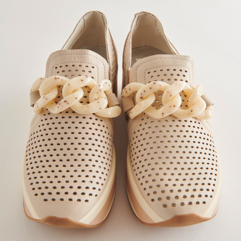 JHENEE PERFORATED SNEAKERS SAND NUBUCK - image 5