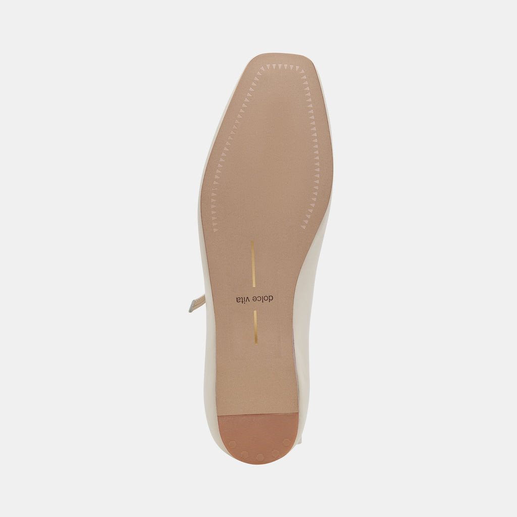 REYES BALLET FLATS IVORY LEATHER - image 17