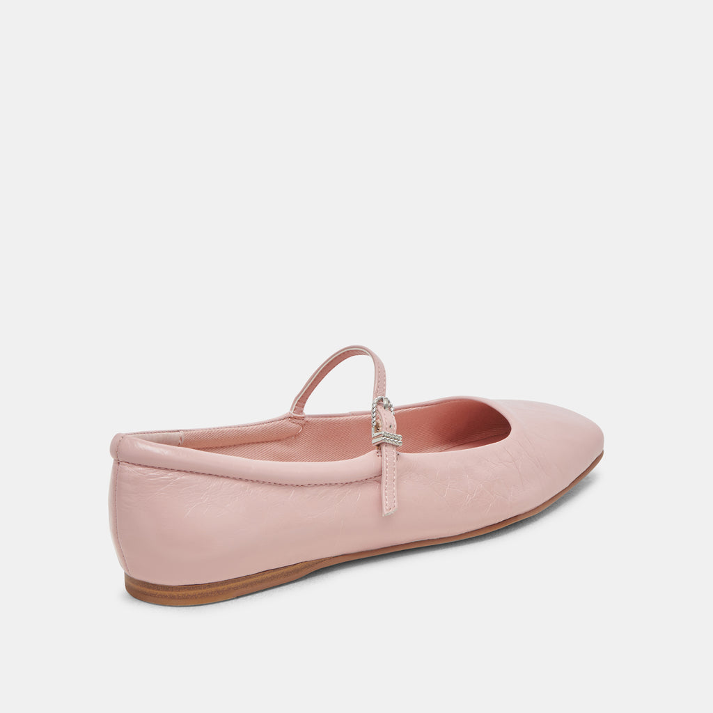 REYES BALLET FLATS PINK CRINKLE PATENT - image 5