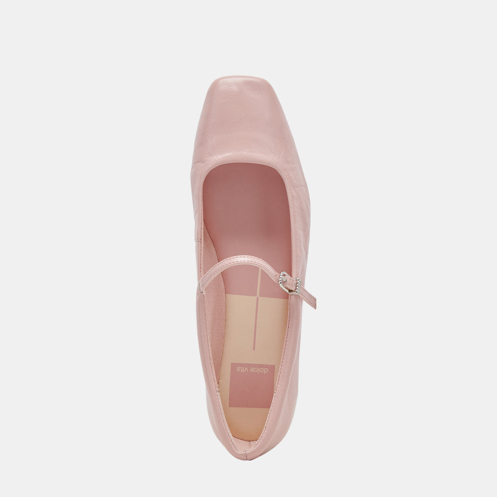 REYES BALLET FLATS PINK CRINKLE PATENT - image 11