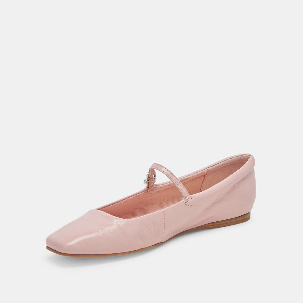 REYES BALLET FLATS PINK CRINKLE PATENT - image 7