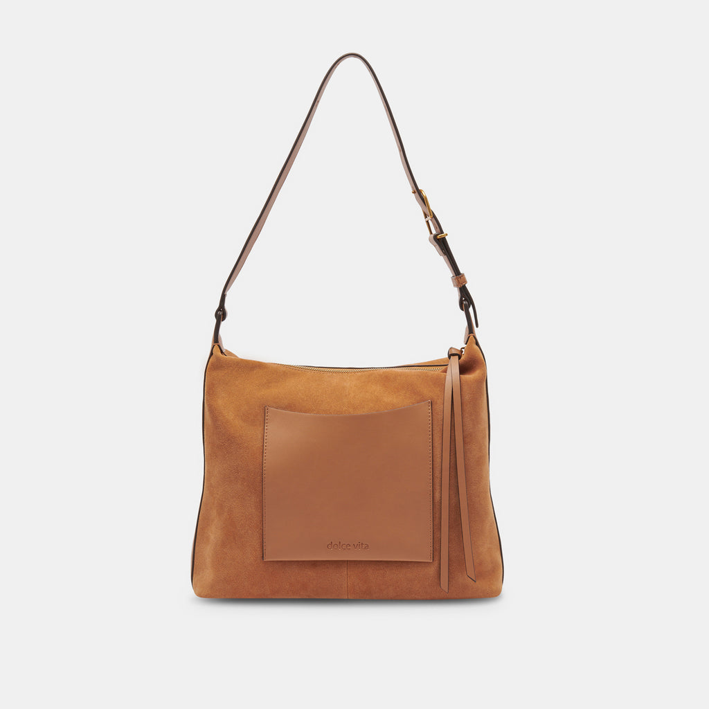 HANA SHOULDER BAG RUSTY OAK SUEDE - image 2