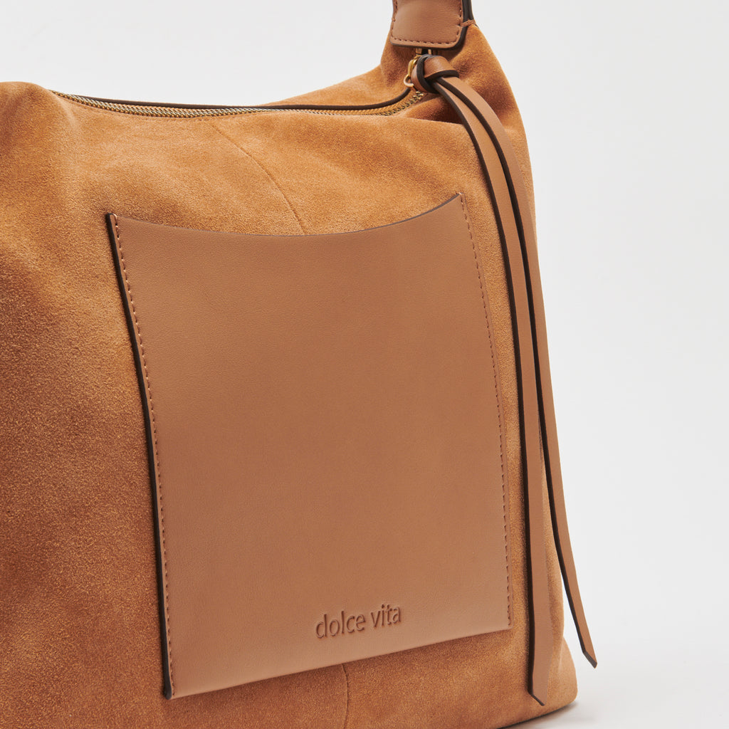 HANA SHOULDER BAG RUSTY OAK SUEDE - image 3