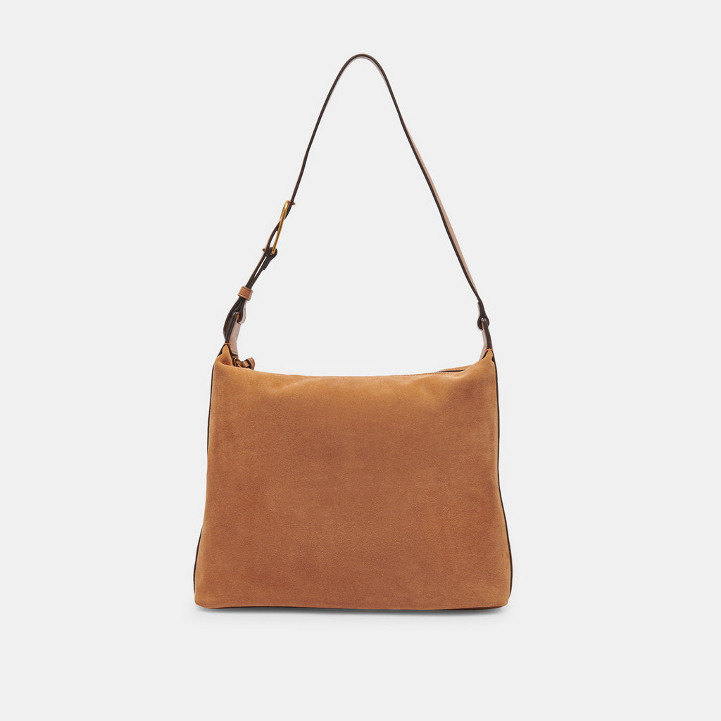 HANA SHOULDER BAG RUSTY OAK SUEDE - image 1