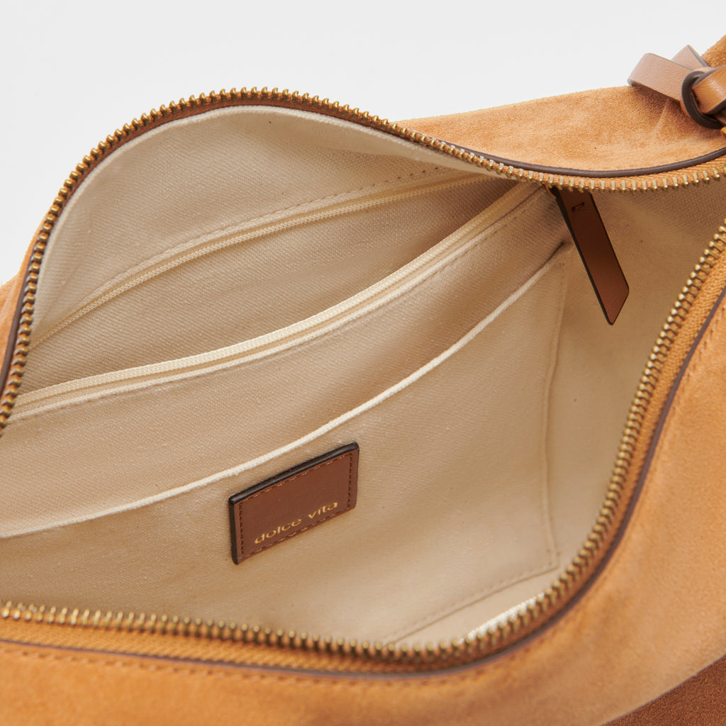 HANA SHOULDER BAG RUSTY OAK SUEDE - image 6