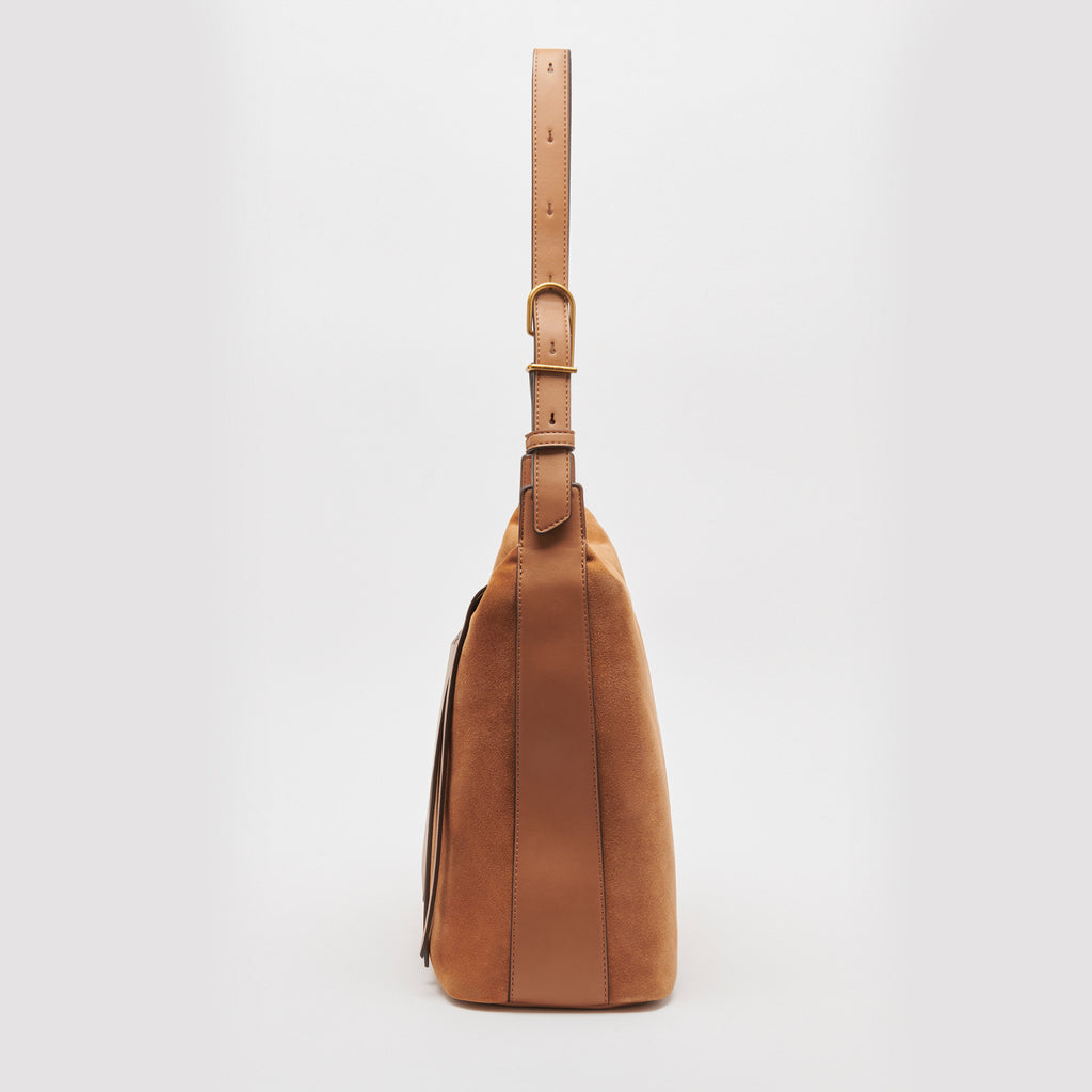 HANA SHOULDER BAG RUSTY OAK SUEDE - image 5