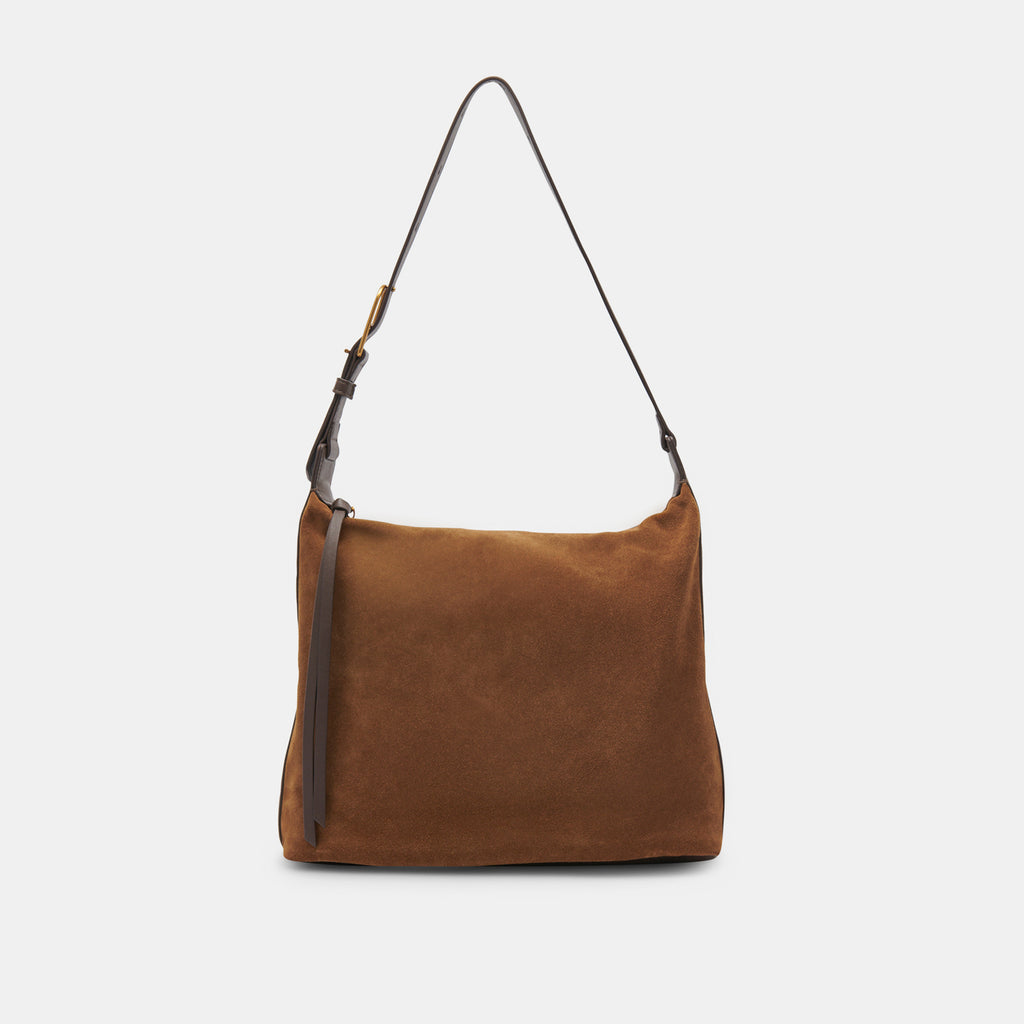 HANA SHOULDER BAG TOBACCO SUEDE - image 2