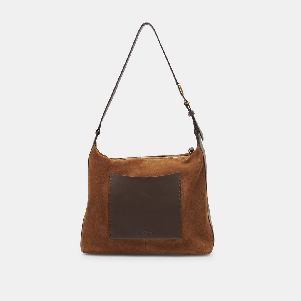 HANA SHOULDER BAG TOBACCO SUEDE - image 3