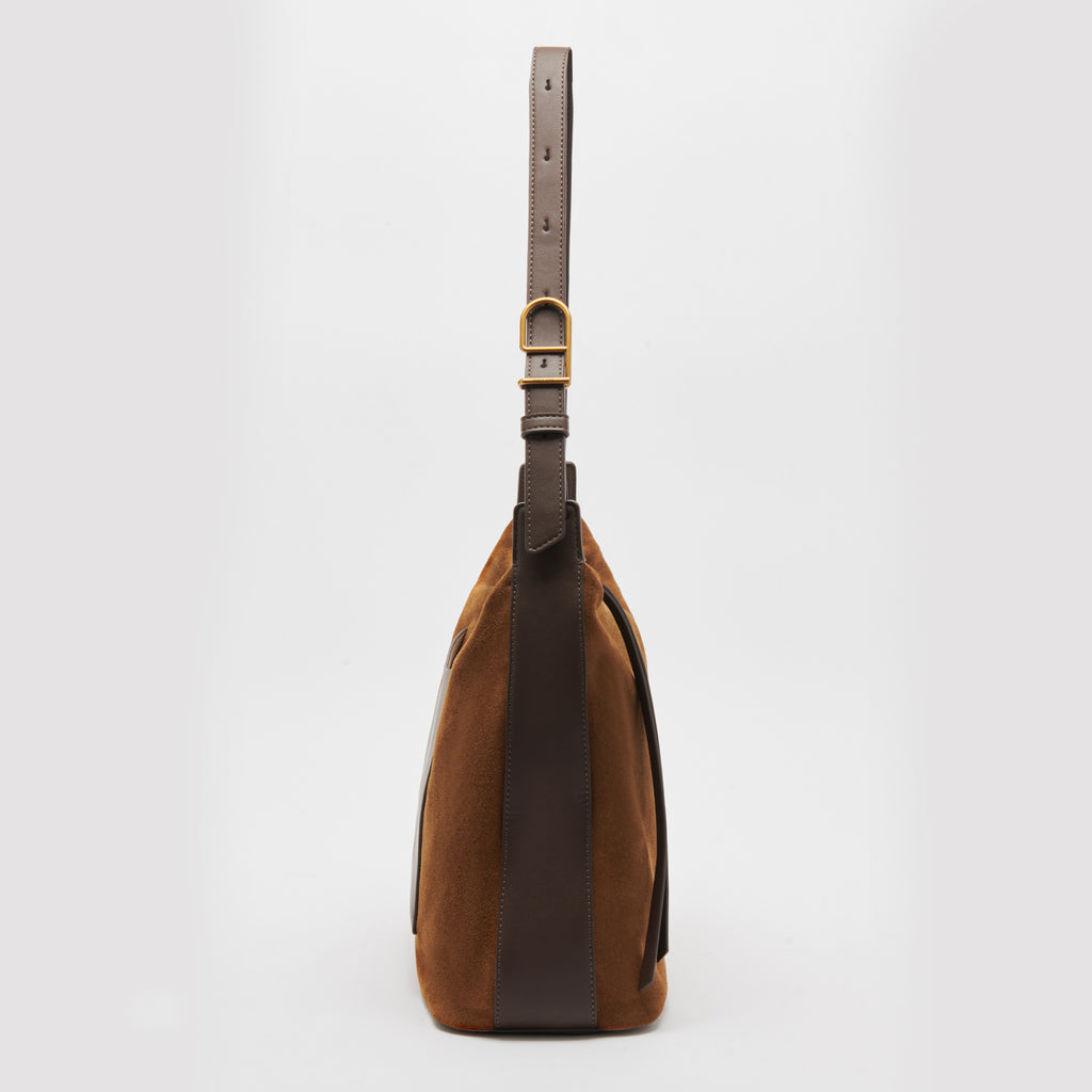 HANA SHOULDER BAG TOBACCO SUEDE - image 7