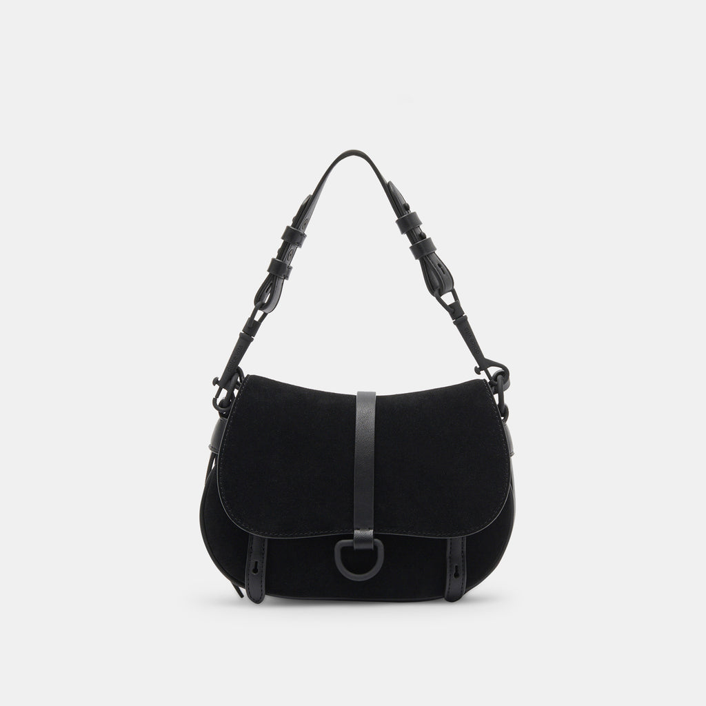 RYLEE CROSSBODY BLACK SUEDE - image 1