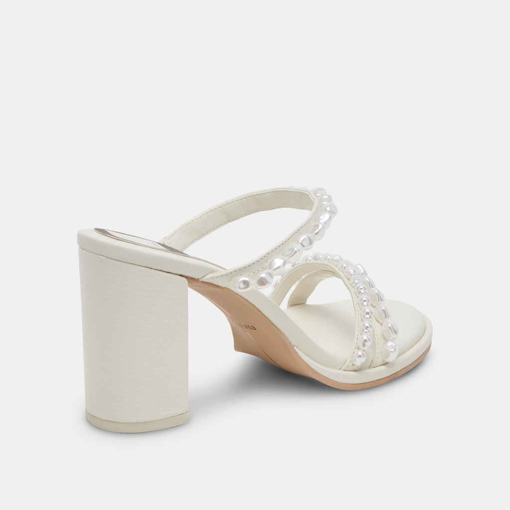 BARRIT PEARL HEELS VANILLA PEARLS - image 6