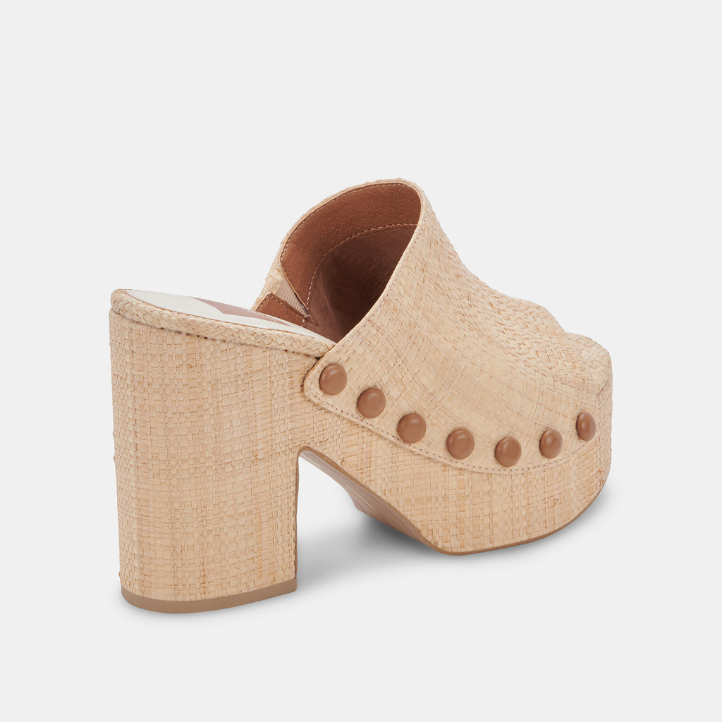 EMOL HEELS LT NATURAL RAFFIA - image 5