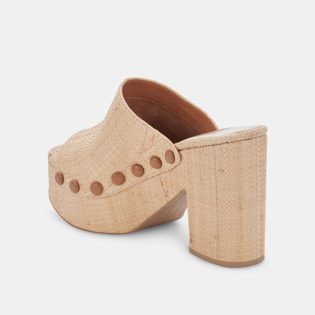 EMOL HEELS LT NATURAL RAFFIA - image 8