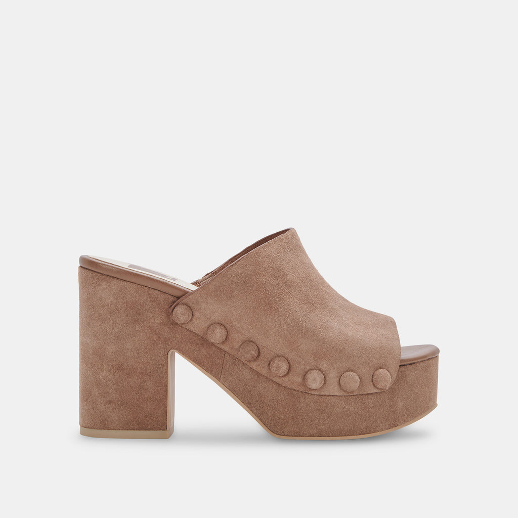 EMOL HEELS MUSHROOM SUEDE - image 1