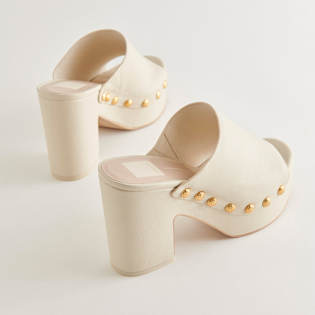 EMOL HEELS OFF WHITE LEATHER - image 6