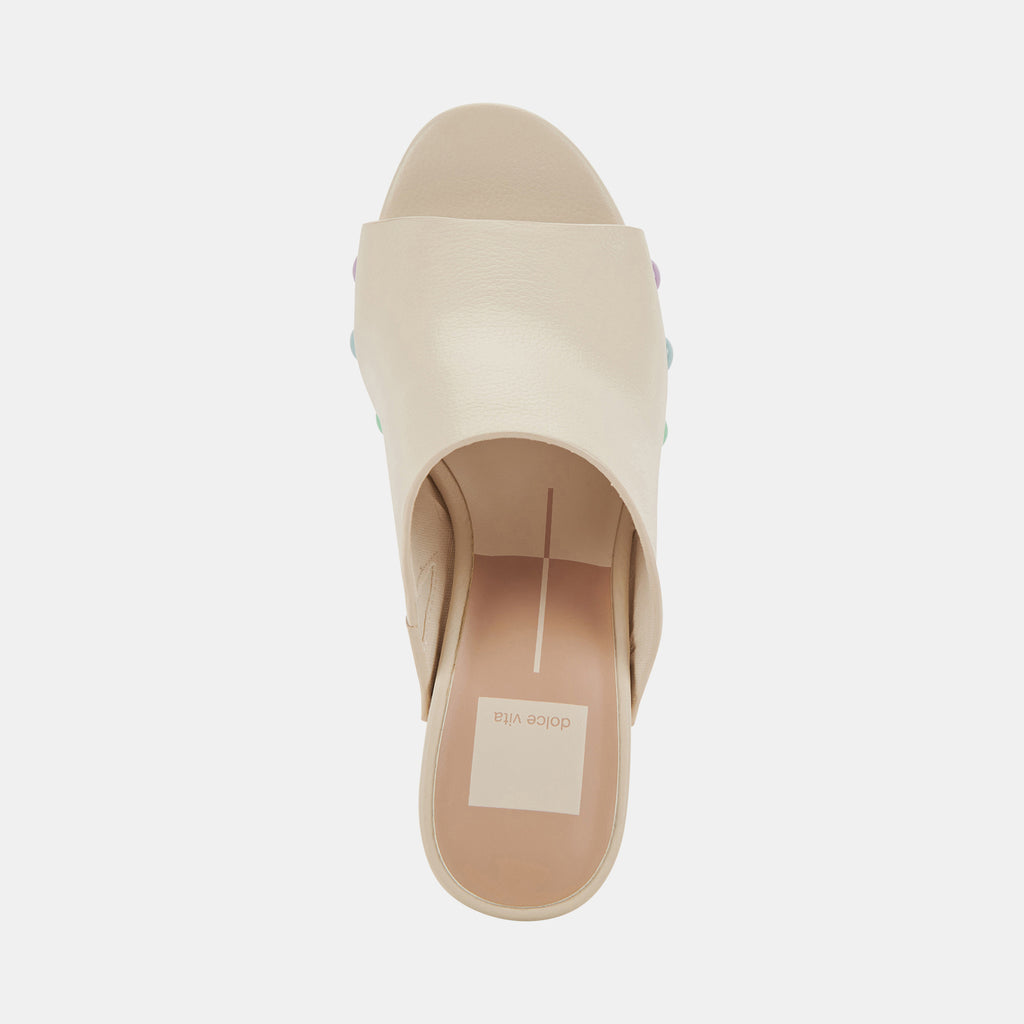 EMOL PRIDE HEELS IVORY LEATHER - image 8