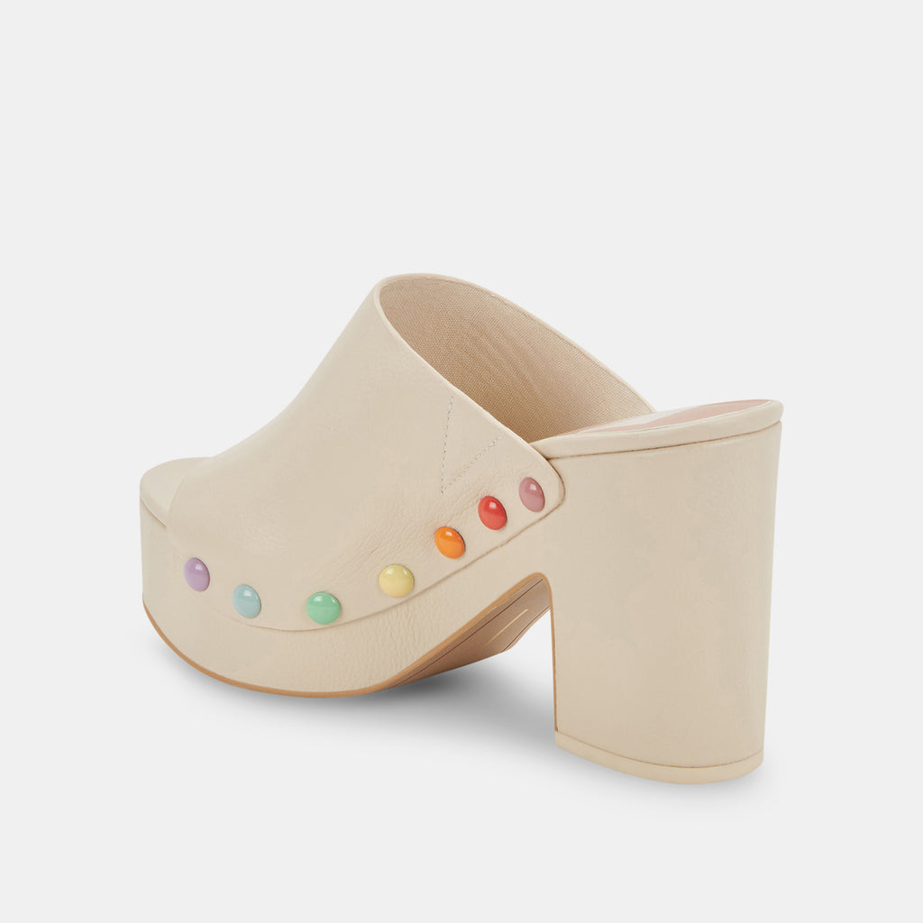 EMOL PRIDE HEELS IVORY LEATHER - image 5