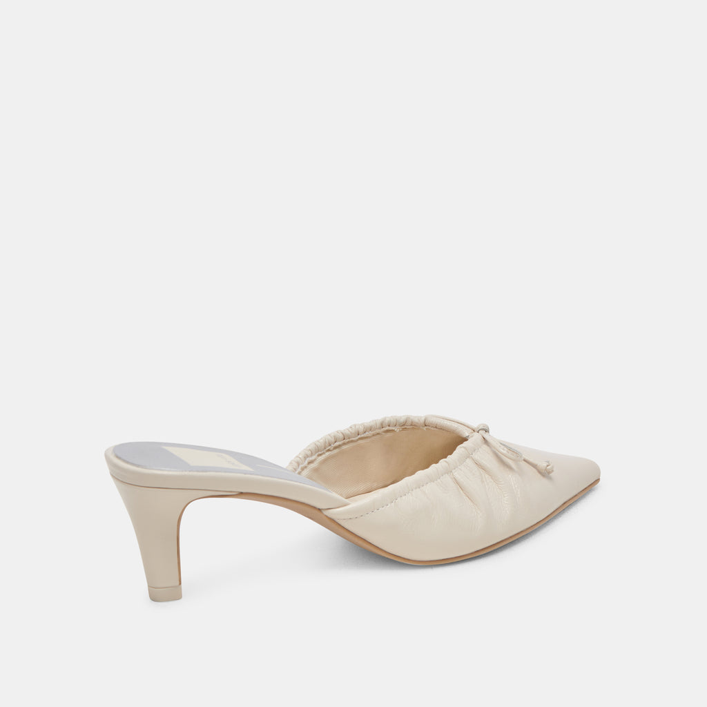 KAIRI MID HEELS IVORY CRINKLE PATENT - image 3