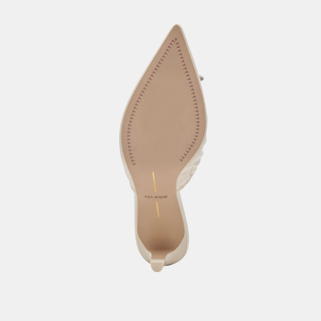 KAIRI MID HEELS IVORY CRINKLE PATENT - image 9