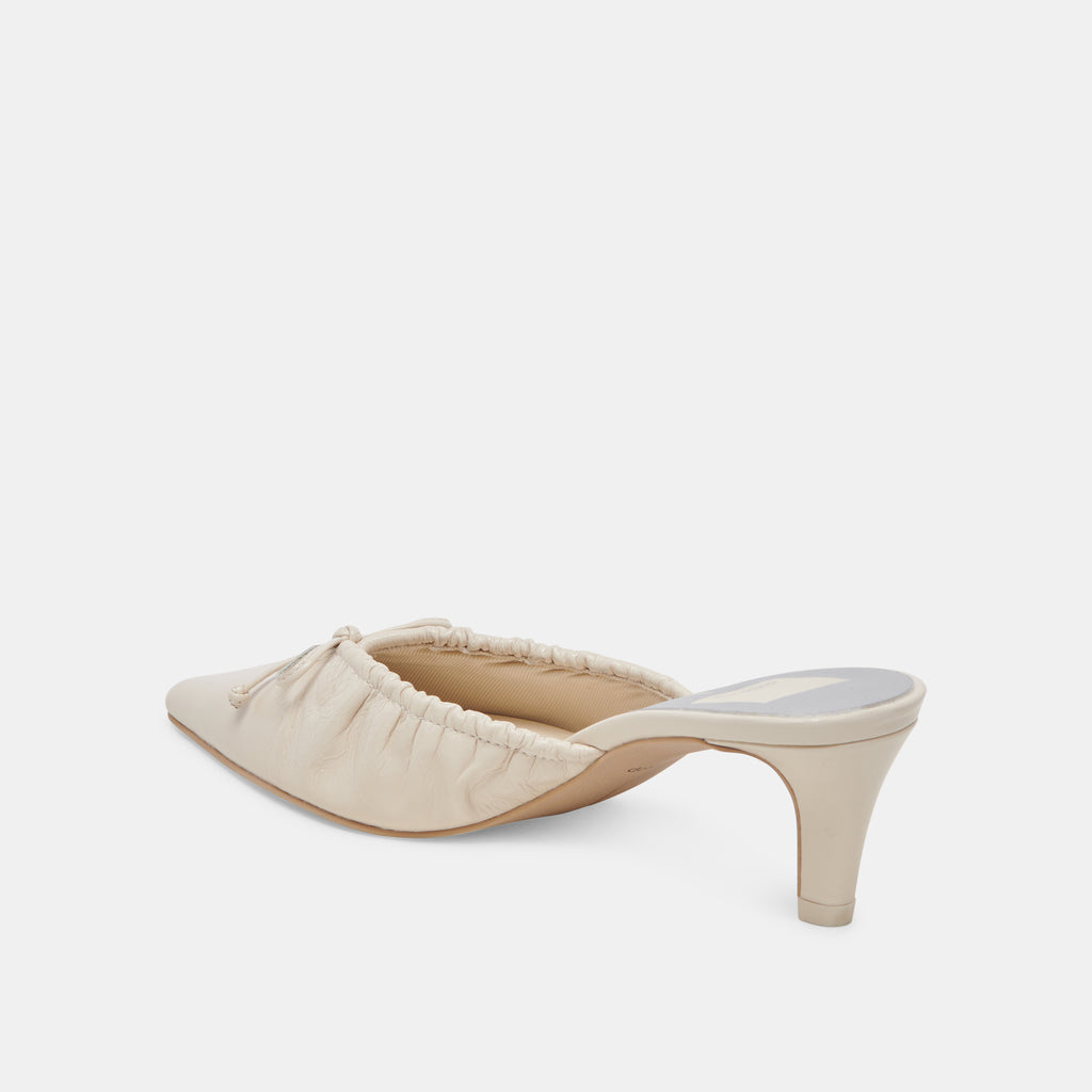 KAIRI MID HEELS IVORY CRINKLE PATENT - image 5