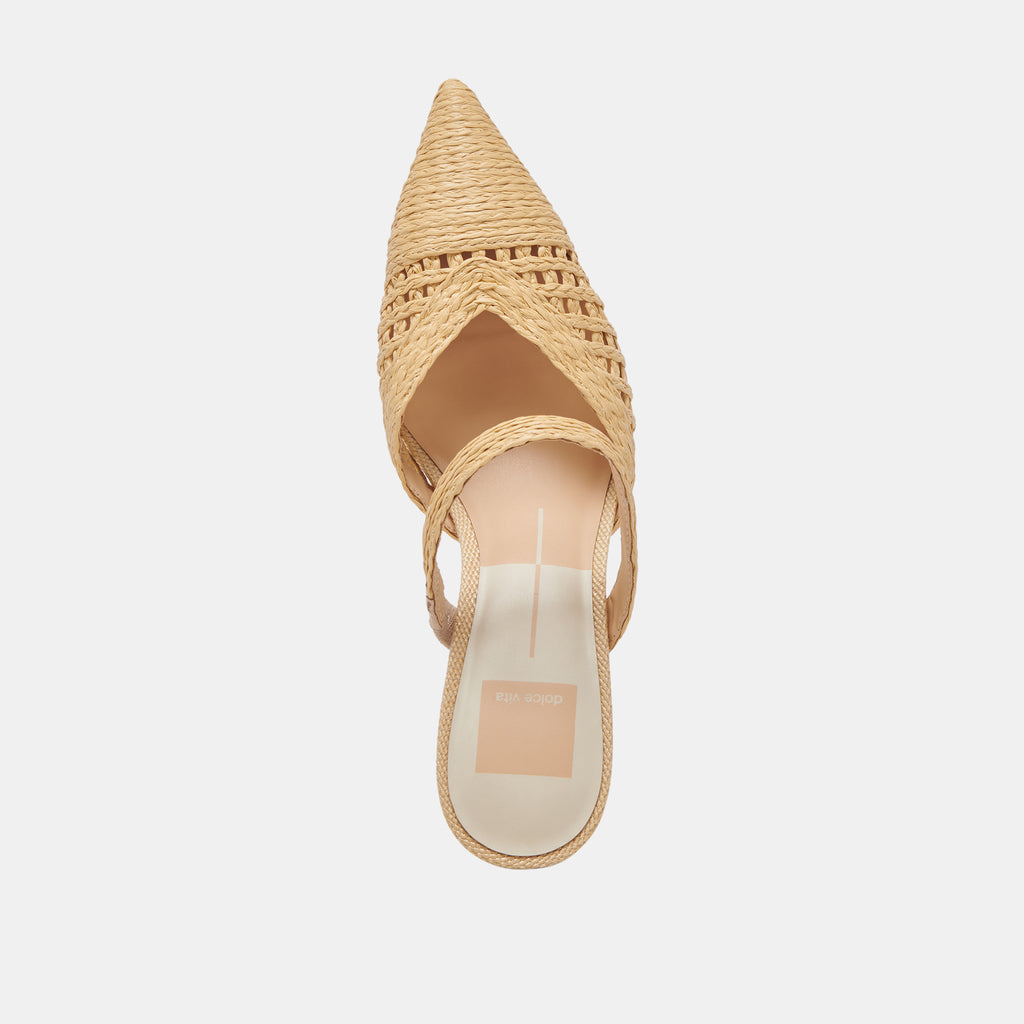 KALINE HEELS LT NATURAL RAFFIA - image 10