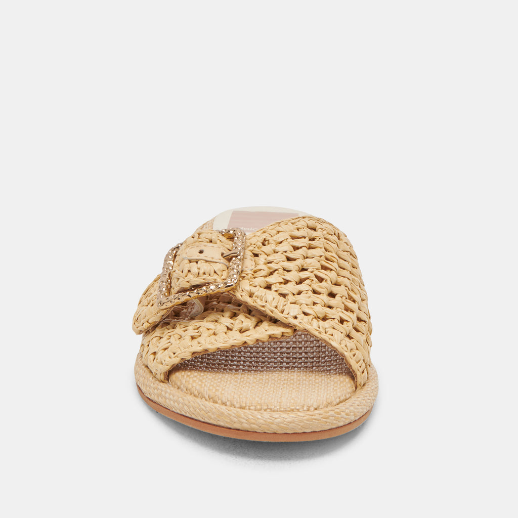 ALONZO SANDALS NATURAL RAFFIA - image 8