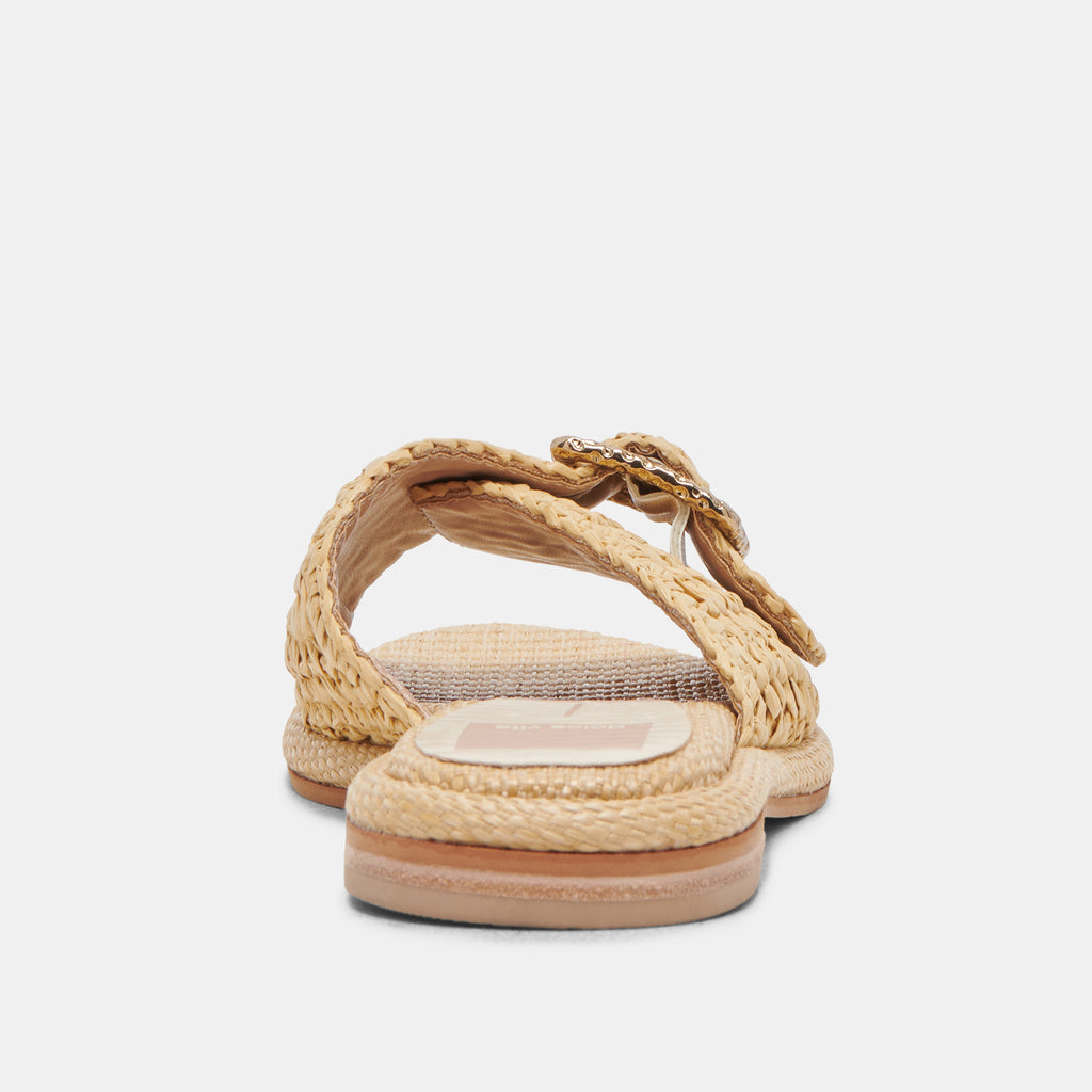 ALONZO SANDALS NATURAL RAFFIA - image 9