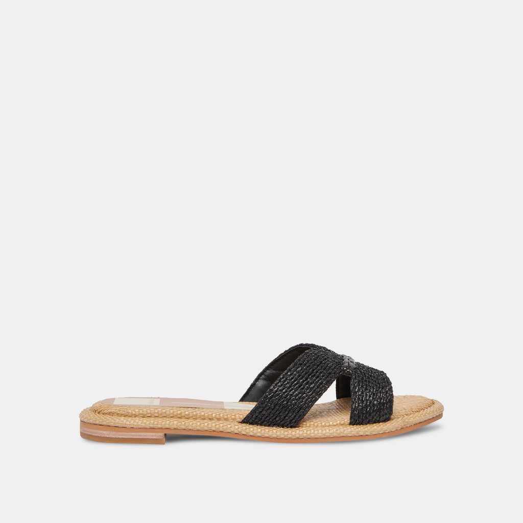 ATOMIC SANDALS BLACK RAFFIA - image 13