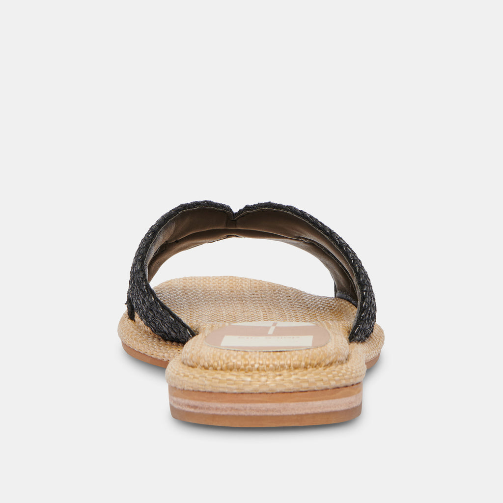 ATOMIC SANDALS BLACK RAFFIA - image 15